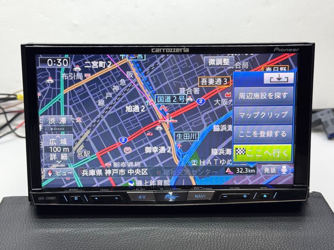 2024年地図データー・新品タッチパネル 新品ファン AVIC-ZH0007