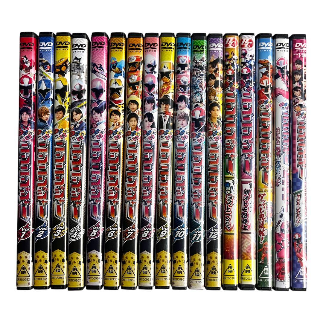 新品ケース 手裏剣戦隊ニンニンジャー 全12巻 ＋5巻 計 17巻 セット