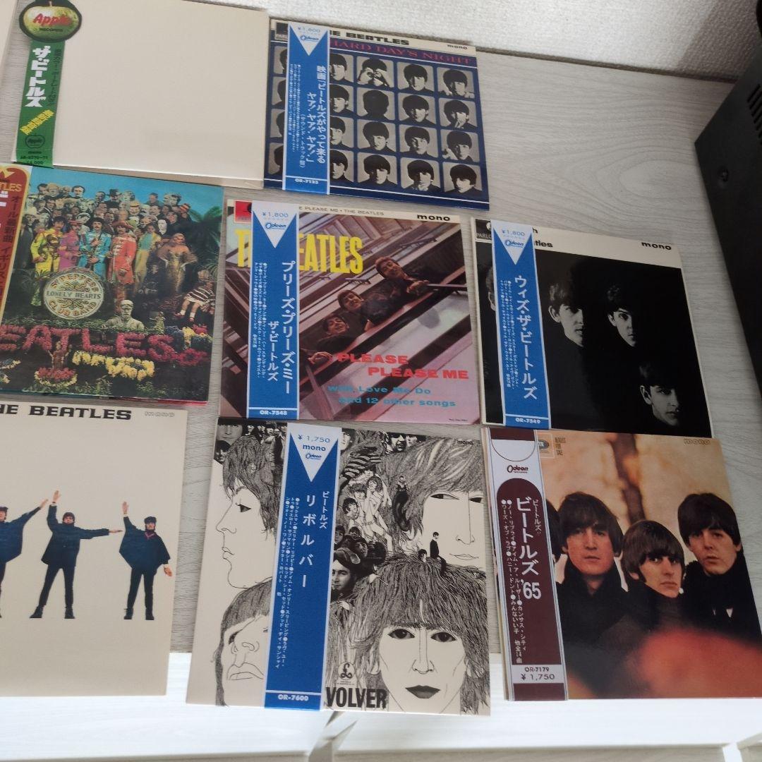 ビートルズインモノボックスとビートルズステレオUSBと紙ジャケ用帯。のセット。