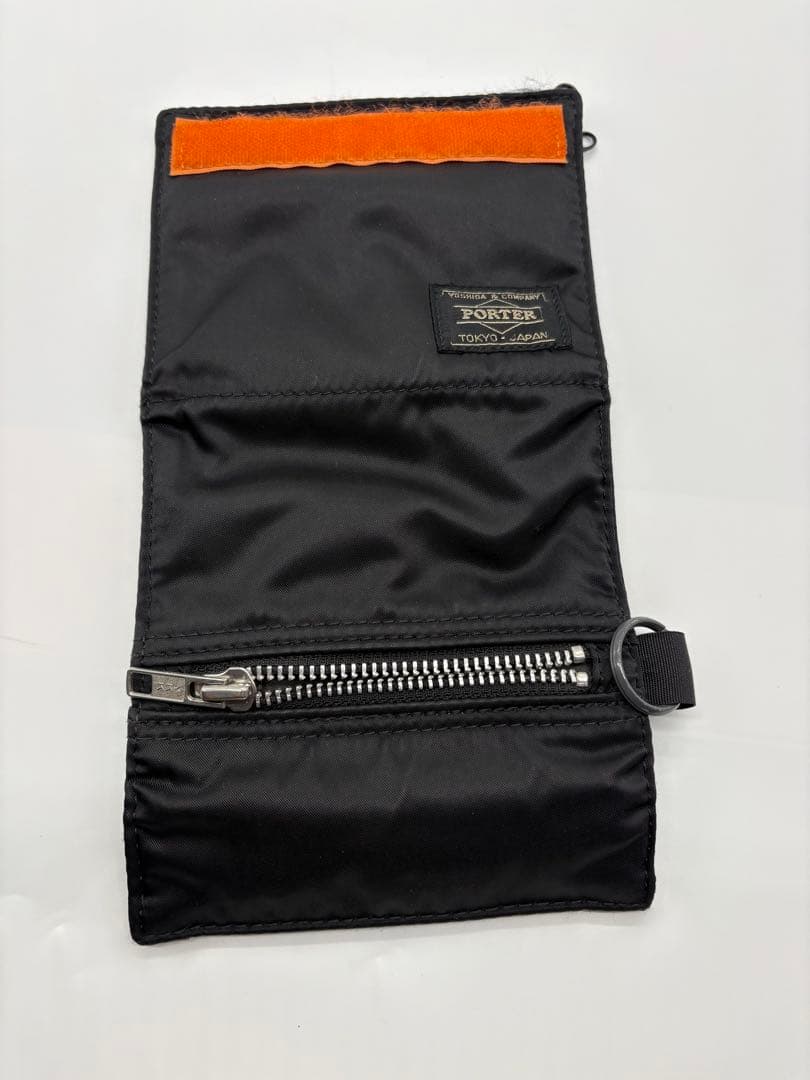PORTER タンカー 三つ折り財布 美品 ブラック