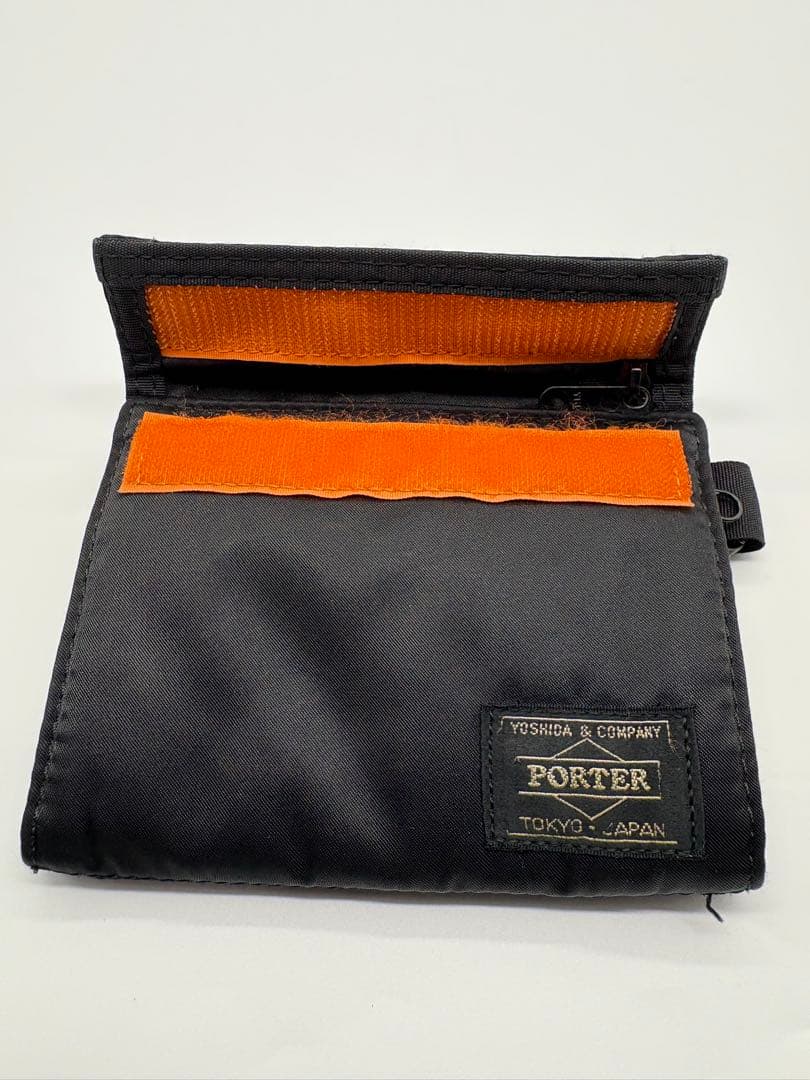 PORTER タンカー 三つ折り財布 美品 ブラック