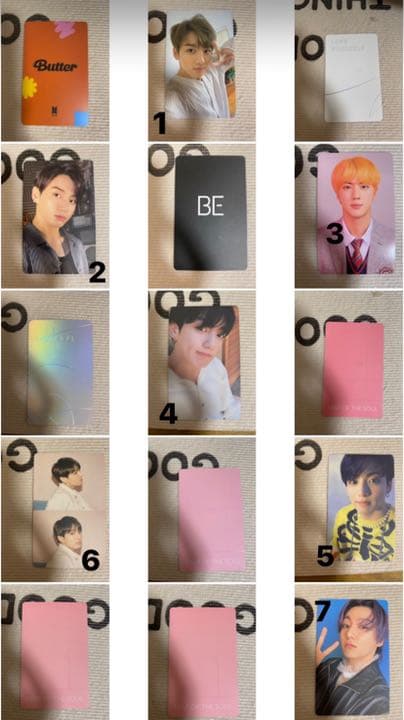 BTS ジョグク トレカ