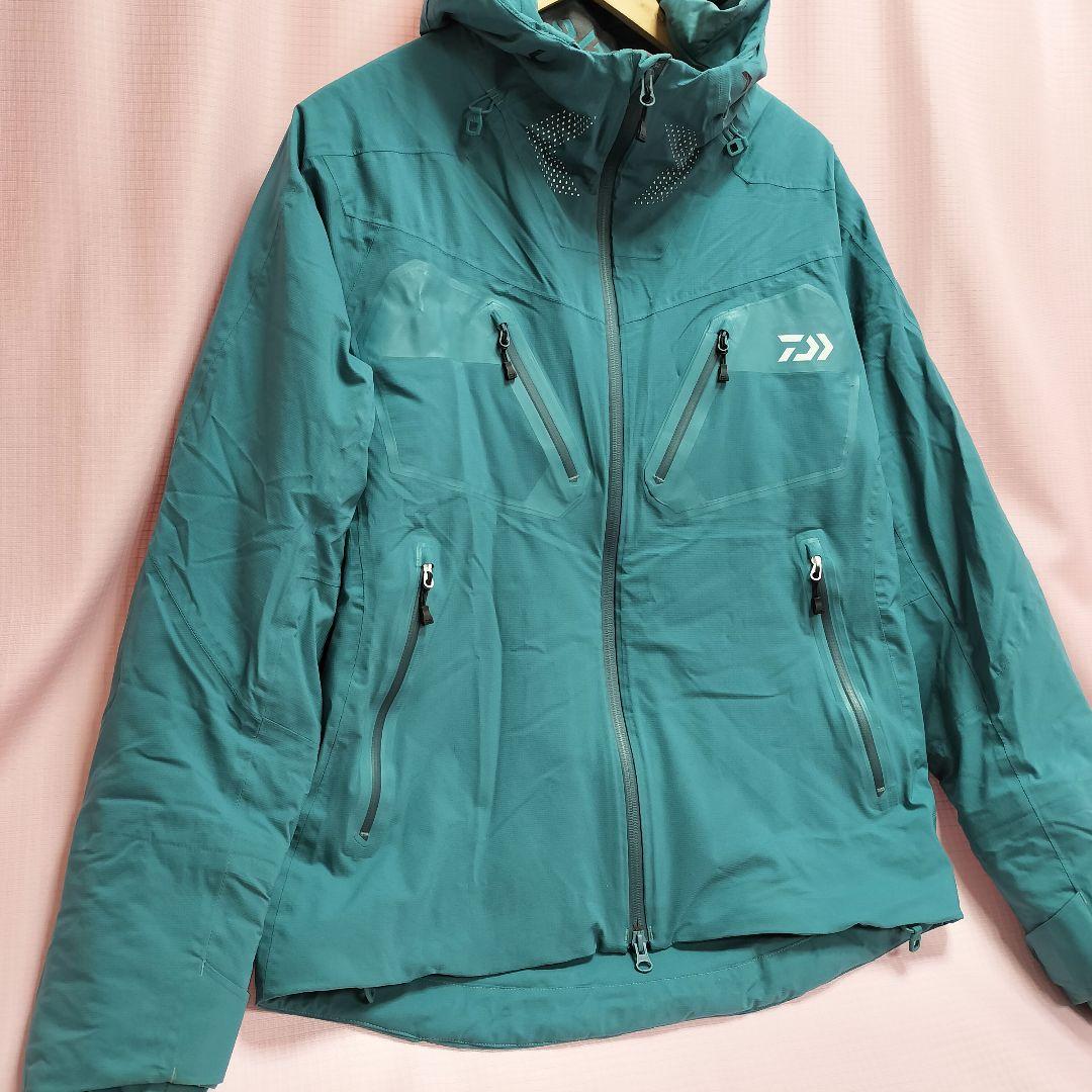 Daiwa ターコイズ フィッシングジャケット 中綿　レインマックス　ダイワ