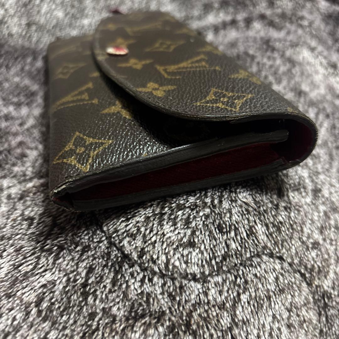 リ*リ様 ルイヴィトン　モノグラム　ポルトフォイユエミリー フューシャ　M606