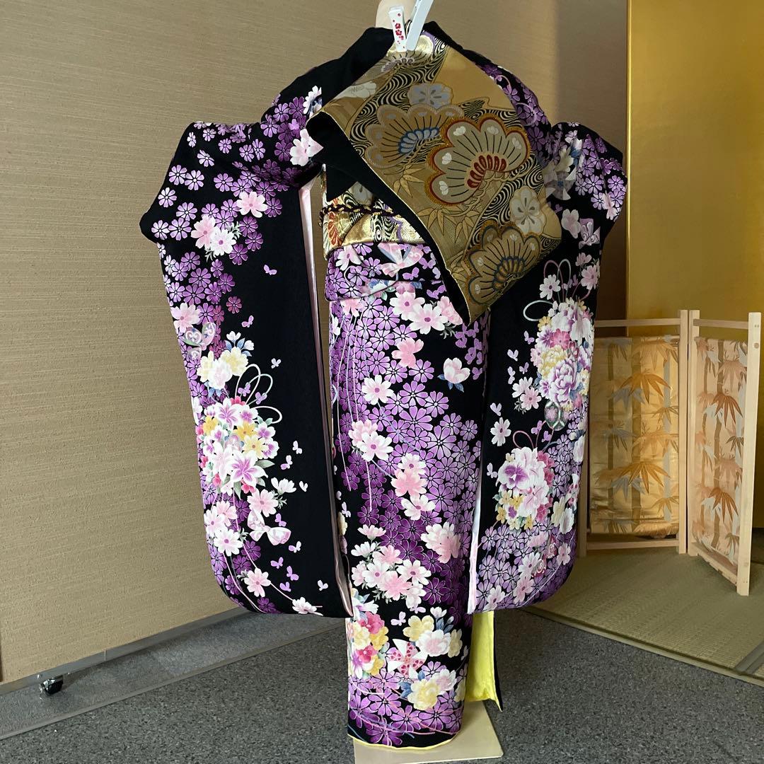 振袖のみ、とってもふくよかな方にどうぞ6Lカッコいい　長襦袢付