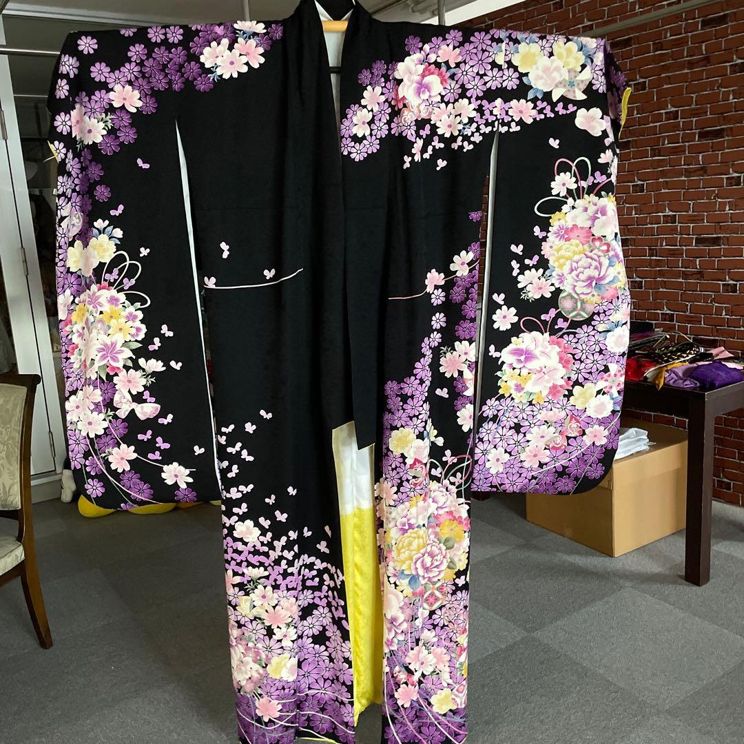 振袖のみ、とってもふくよかな方にどうぞ6Lカッコいい　長襦袢付