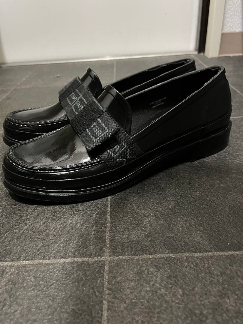 かな　HUNTER レインシューズ　リボン