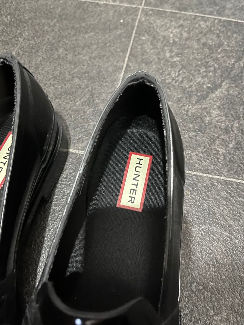 かな　HUNTER レインシューズ　リボン