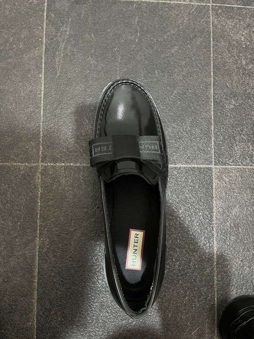 かな　HUNTER レインシューズ　リボン