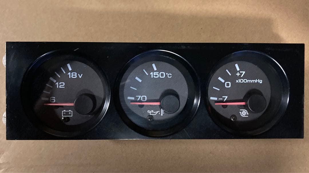 日産 スカイラインGT-R BNR32 純正 3連メーター