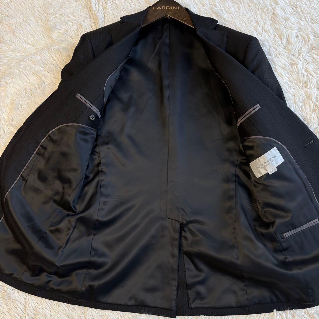 (美品) メンズティノラス マオカラー スリーピース セットアップ スーツ