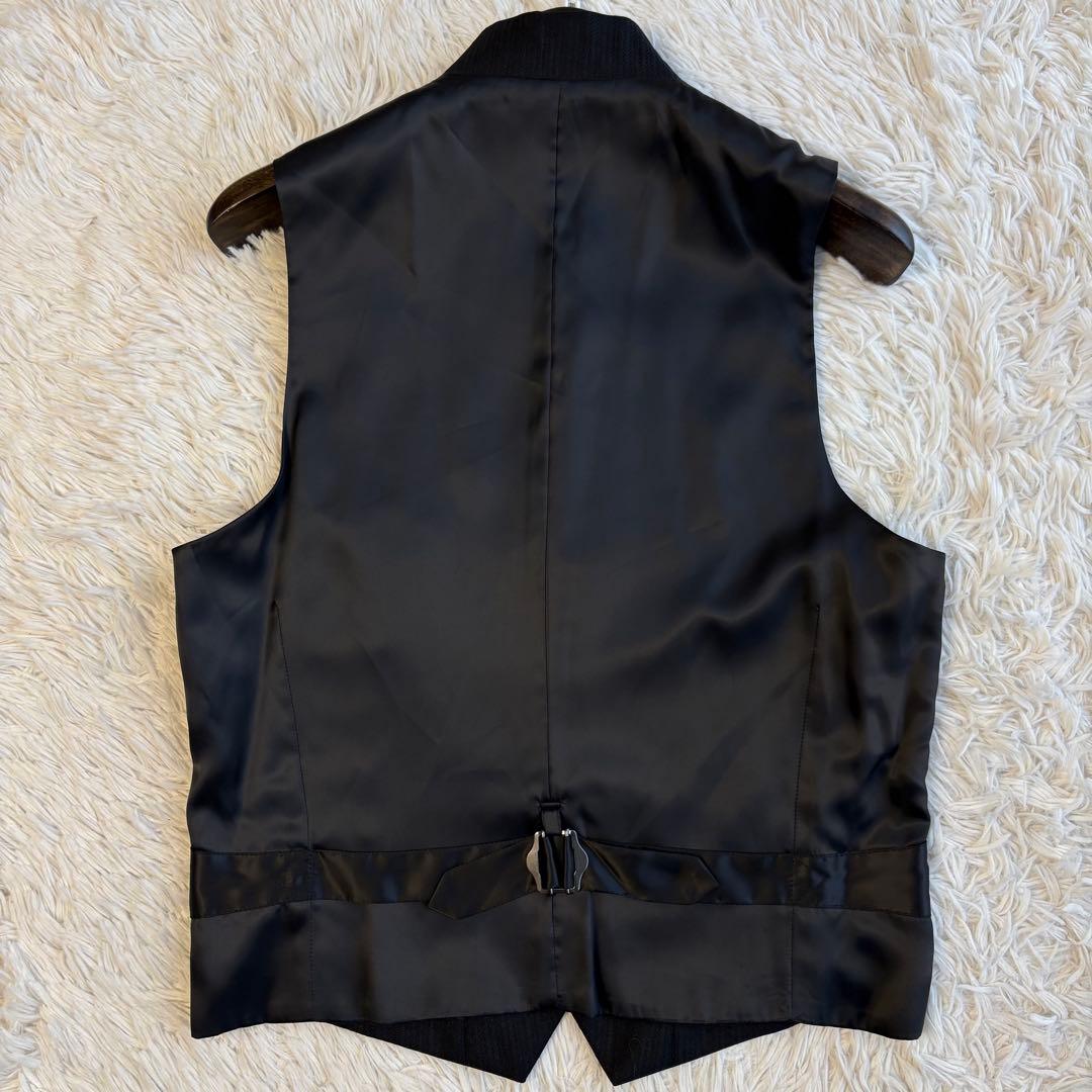 (美品) メンズティノラス マオカラー スリーピース セットアップ スーツ