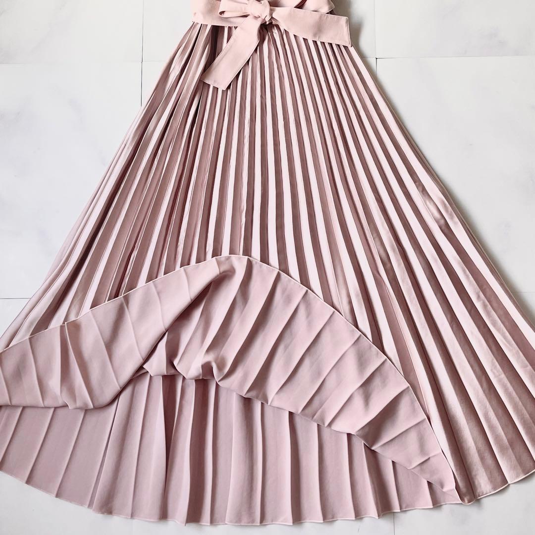 2025✨ マックスマーラ ロングワンピース マキシ丈 プリーツ サムエレ