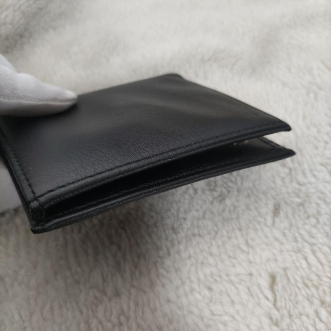 皇室　皇居　限定　折り財布　黒　本革