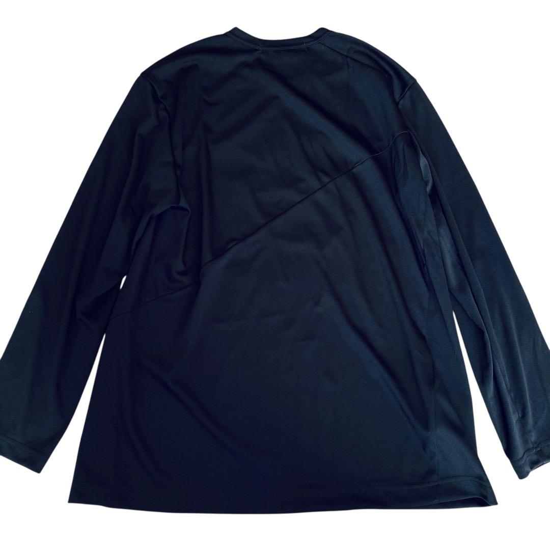 コムデギャルソン【未使用に近い】AD2024 ラメテープカットソー ブラック