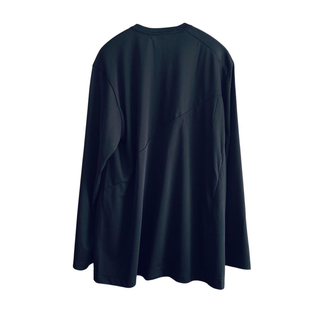 コムデギャルソン【未使用に近い】AD2024 ラメテープカットソー ブラック