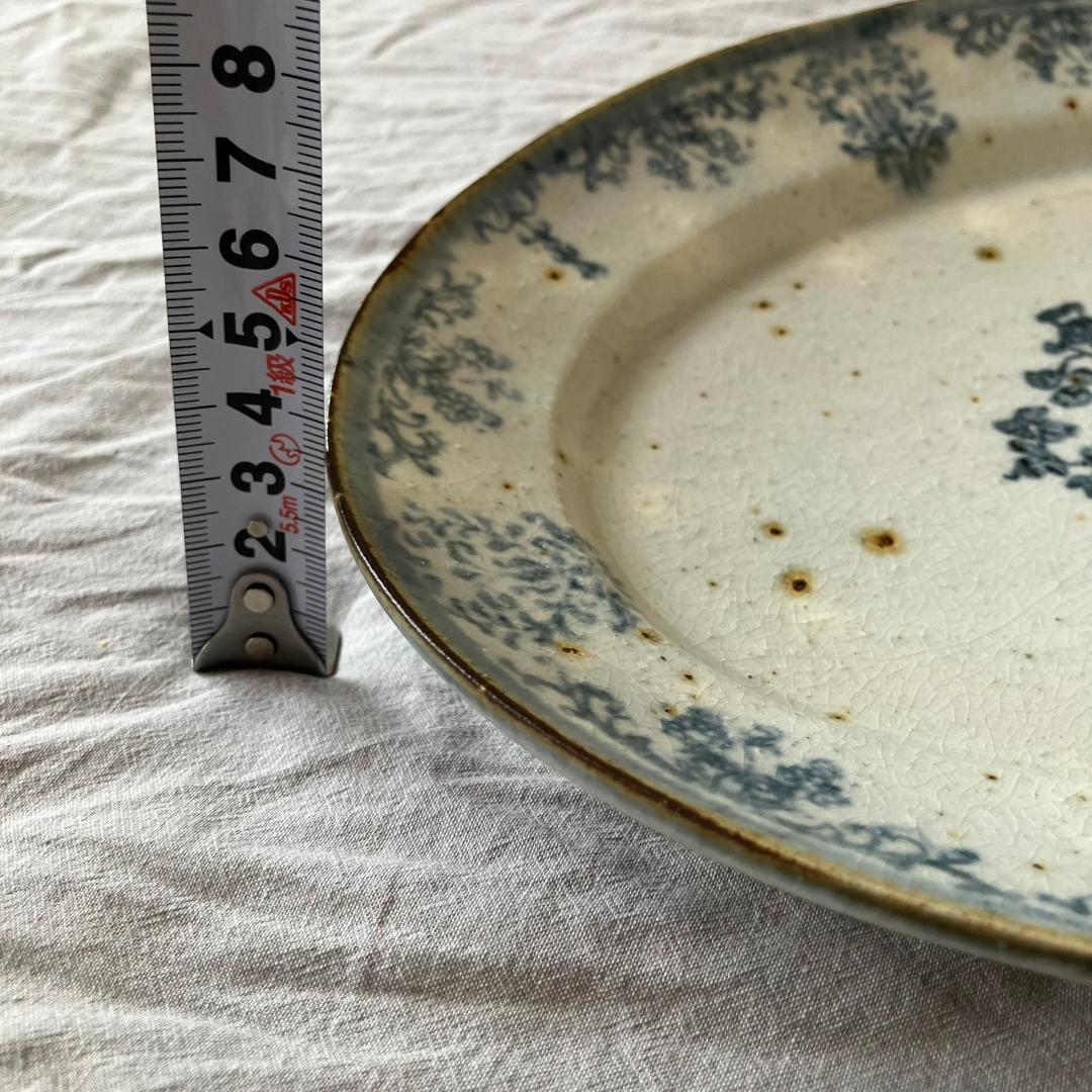 【新品未使用】コウホ窯　市野吉記　楕円プレート　オーバルプレート①