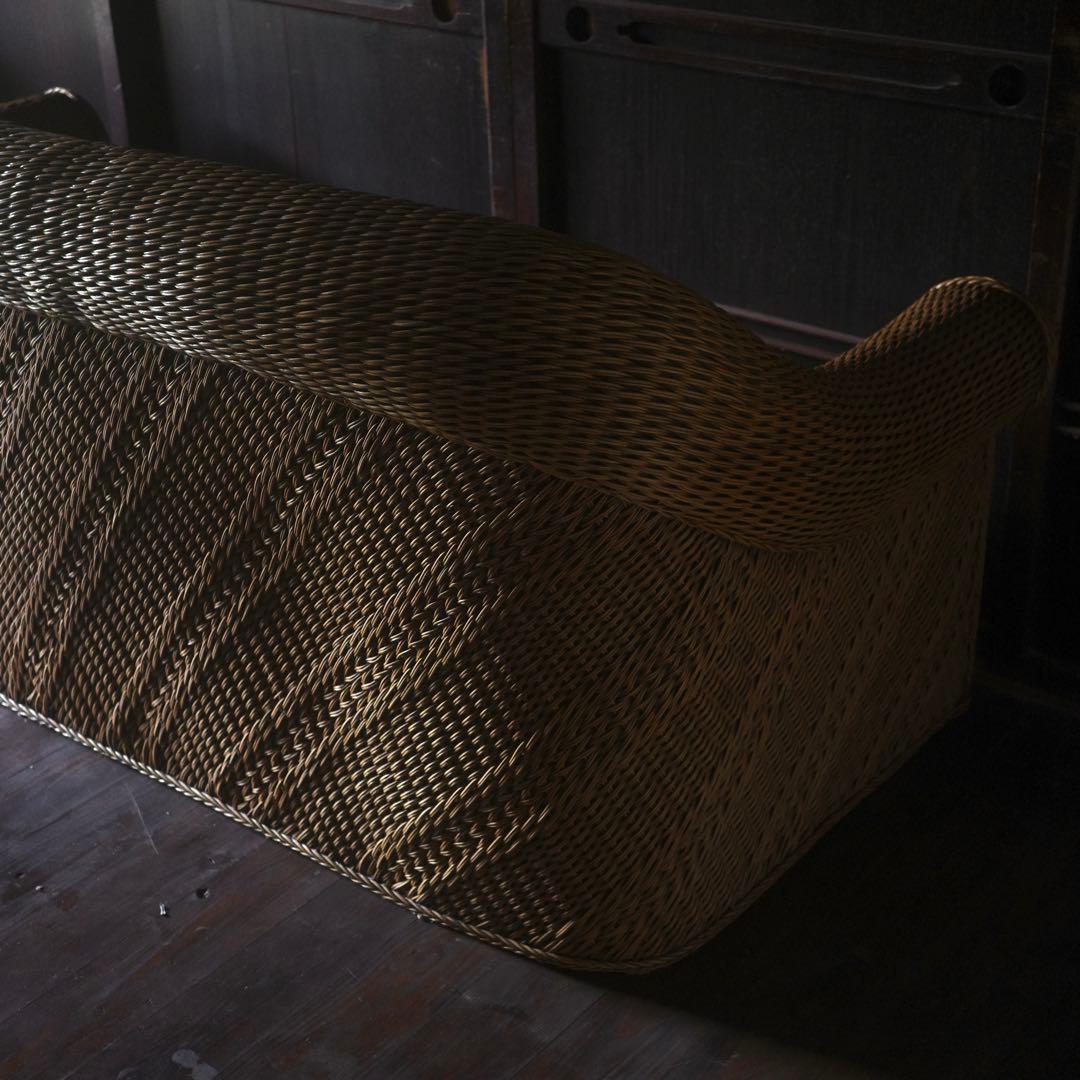 ラタンチェアB (直接引取りのみ) 椅子 古道具