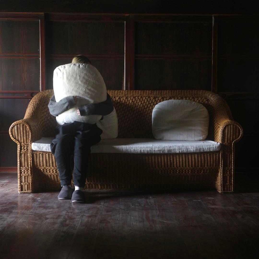 ラタンチェアB (直接引取りのみ) 椅子 古道具