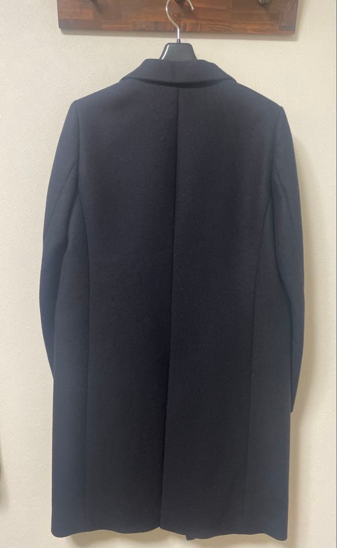 MACPHEE チェスターコート 無地濃紺 TOMORROWLAND