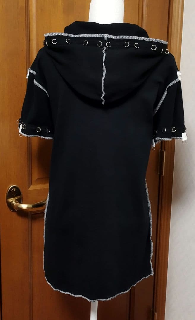 MA MAXICIMAM　セパレートスリーブパーカー（ブラック）