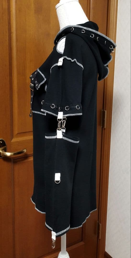 MA MAXICIMAM　セパレートスリーブパーカー（ブラック）