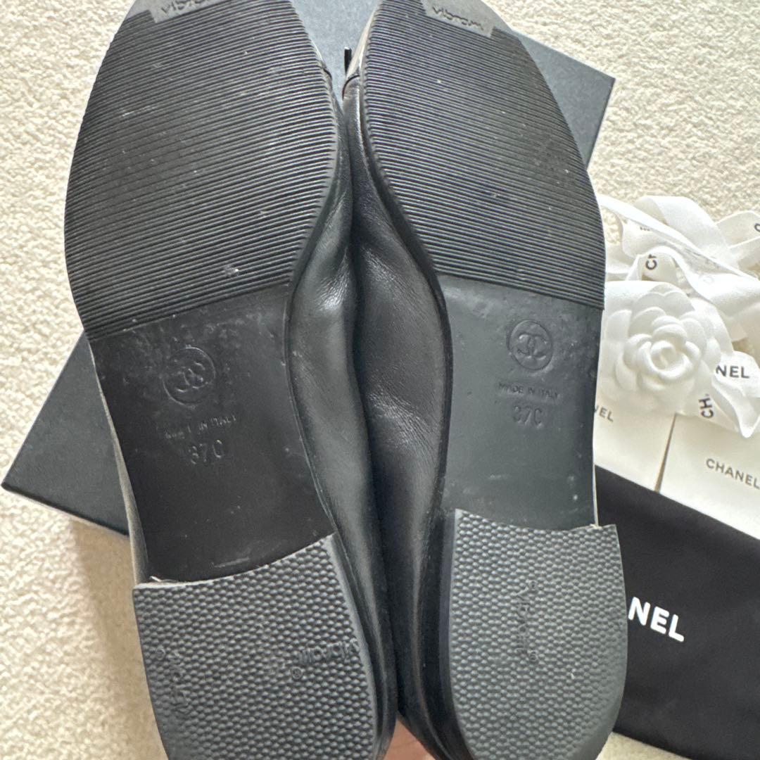 CHANEL バレエシューズ ブラック