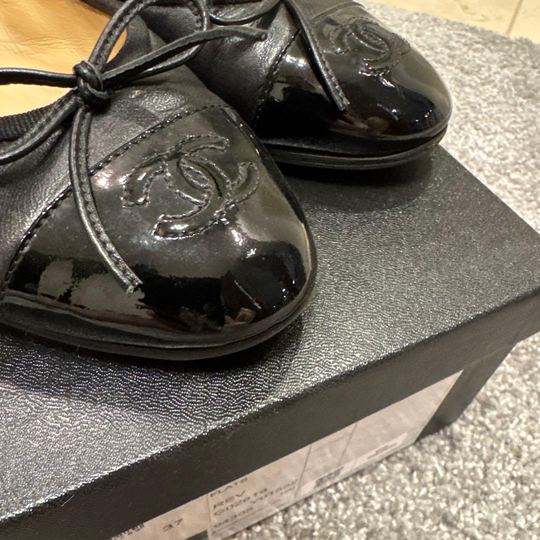 CHANEL バレエシューズ ブラック