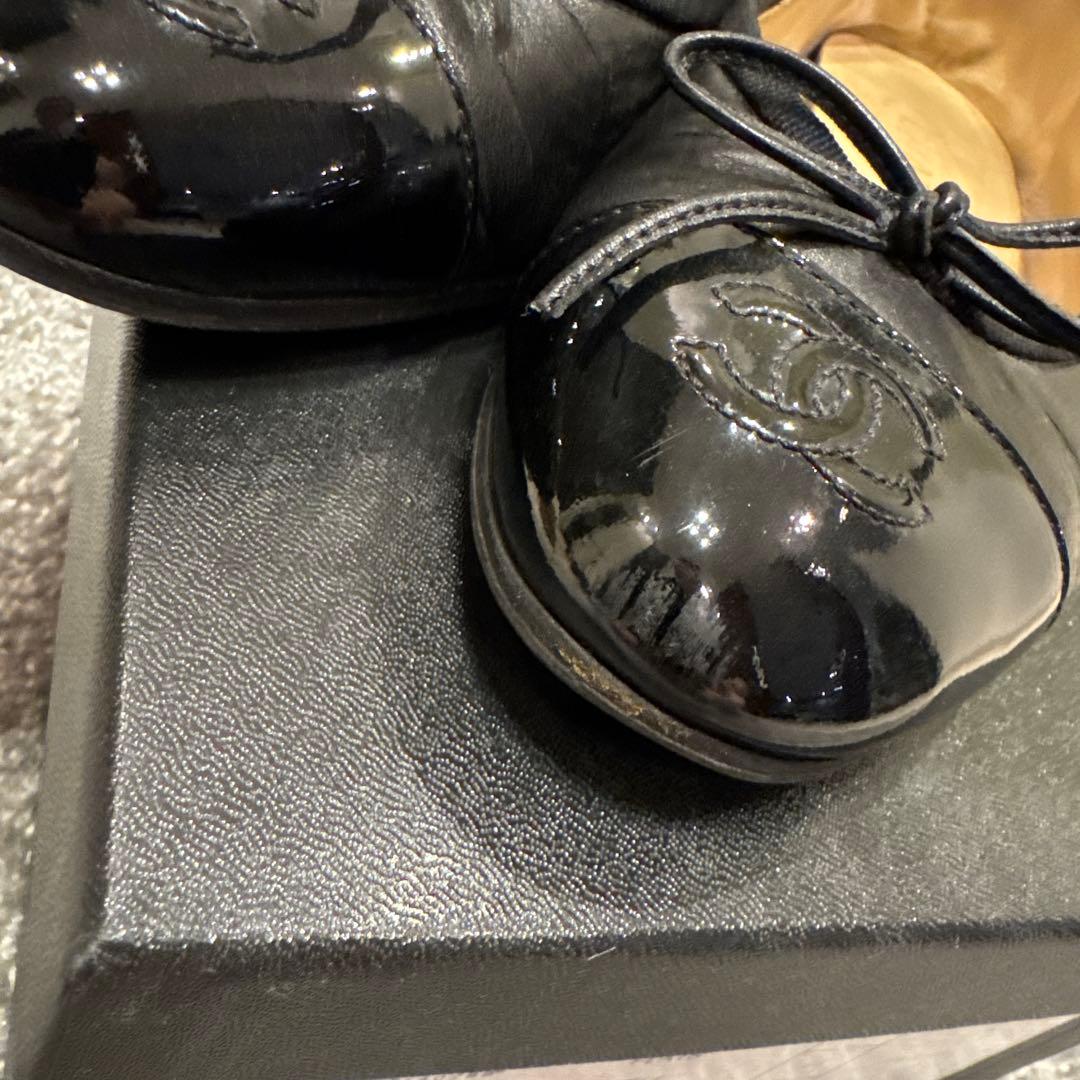 CHANEL バレエシューズ ブラック