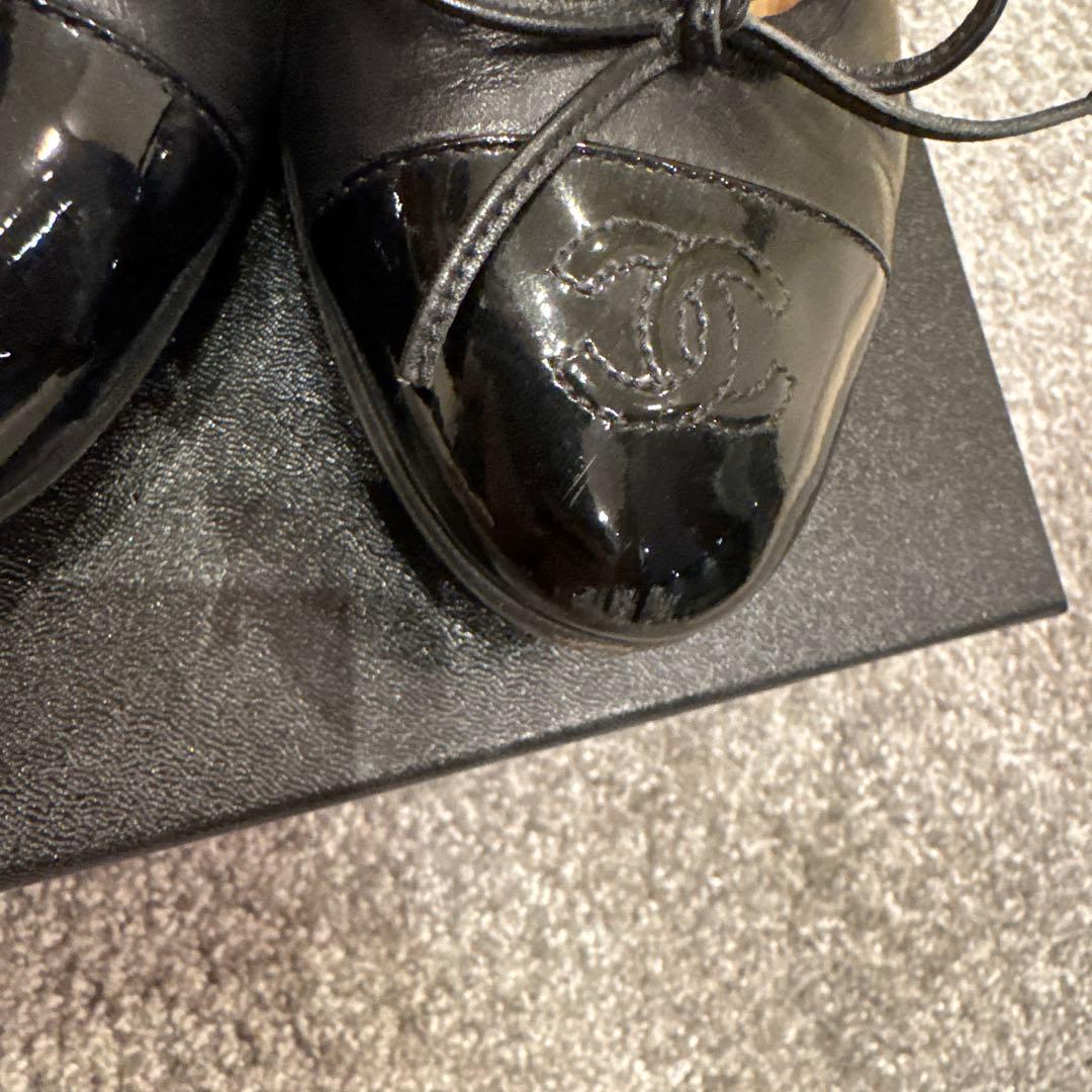 CHANEL バレエシューズ ブラック