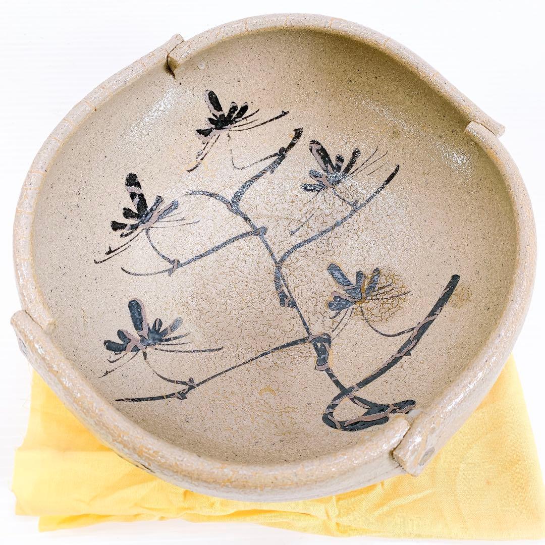 田中　佐次郎　作　唐津松文絵　大皿　共箱　山瀬窯　唐津　アンティーク　本物保証