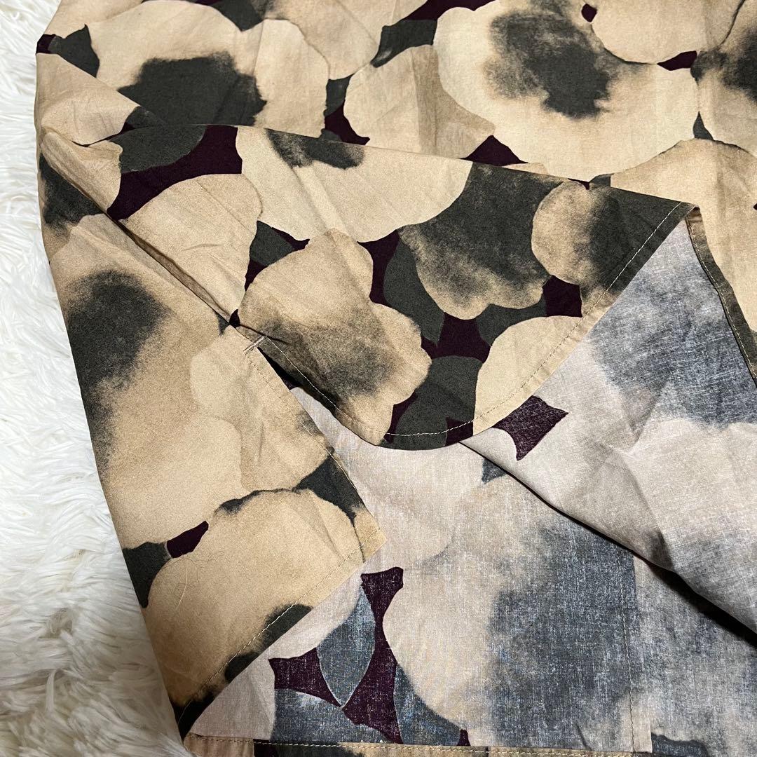 【美品】パラスパレス ロングワンピース スキッパー 花柄 総柄