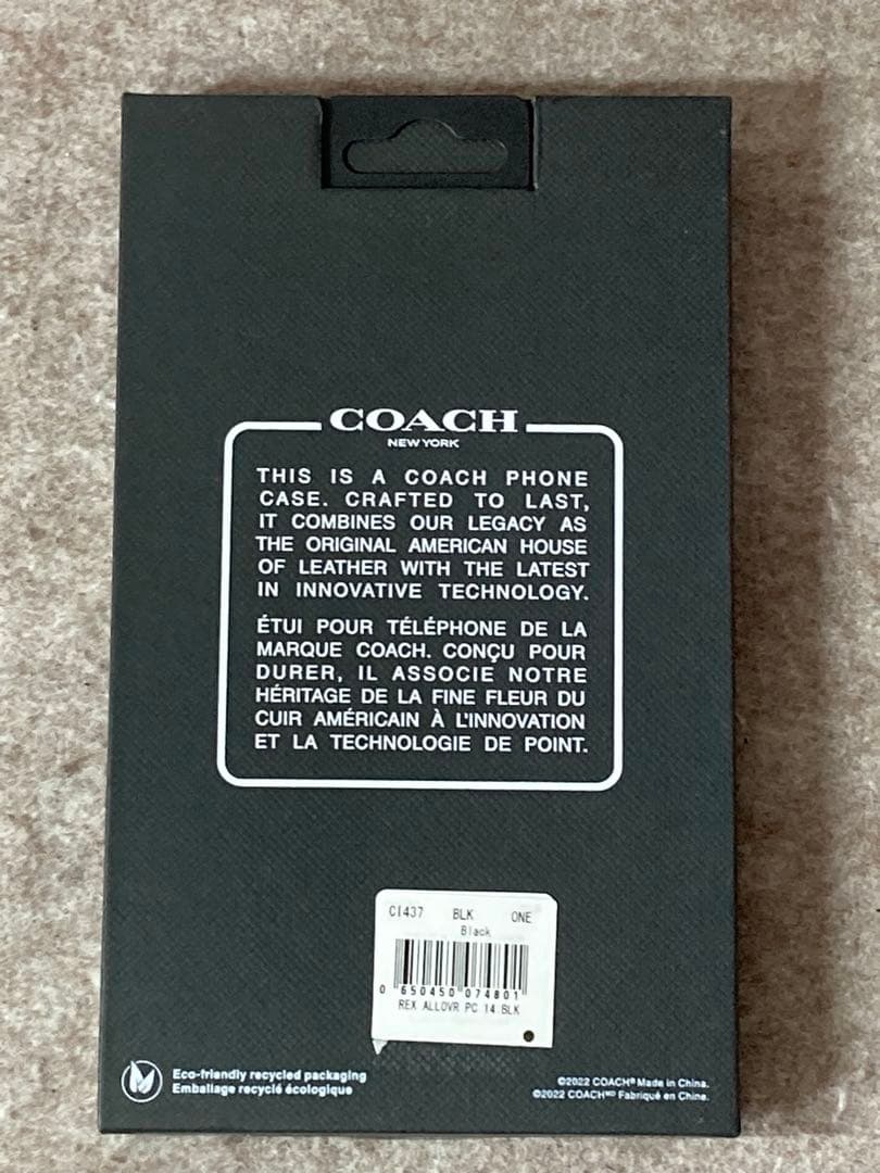 COACH コーチ レキシー iPhone 13 14 ケース 恐竜柄 REX