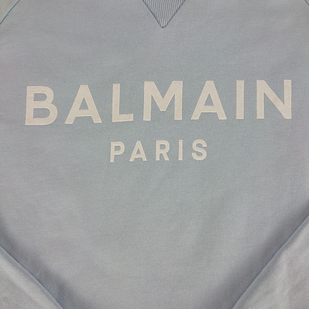a930 BALMAIN/バルマン ロゴ スウェット トレーナー