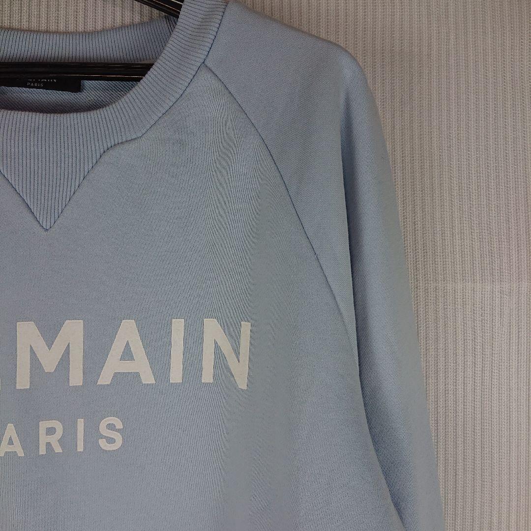 a930 BALMAIN/バルマン ロゴ スウェット トレーナー