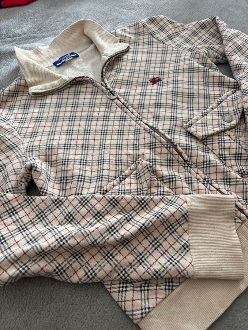 BURBERRY ノバチエック　フルジップジャケット　ブルーレーベル　M 美品