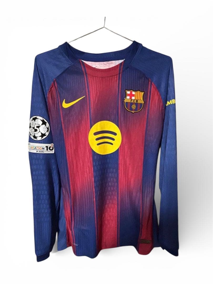 25-26 FC バルセロナ ラミンヤマルユニフォーム CL 仕様　値下げ交渉可