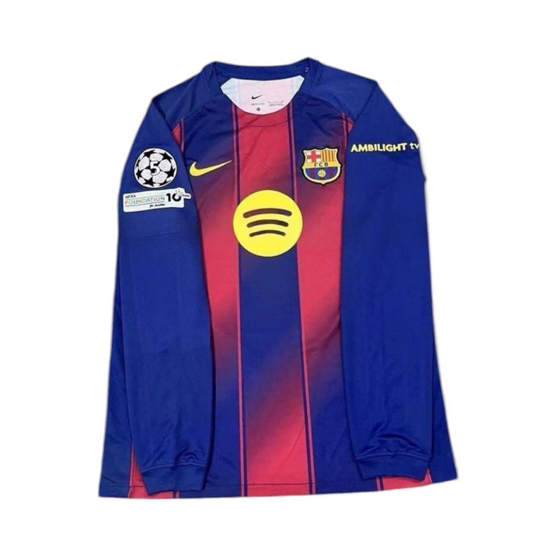 25-26 FC バルセロナ ラミンヤマルユニフォーム CL 仕様　値下げ交渉可