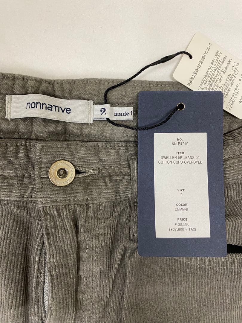 パンツ nonnative DWELLER 5P JEANS 01