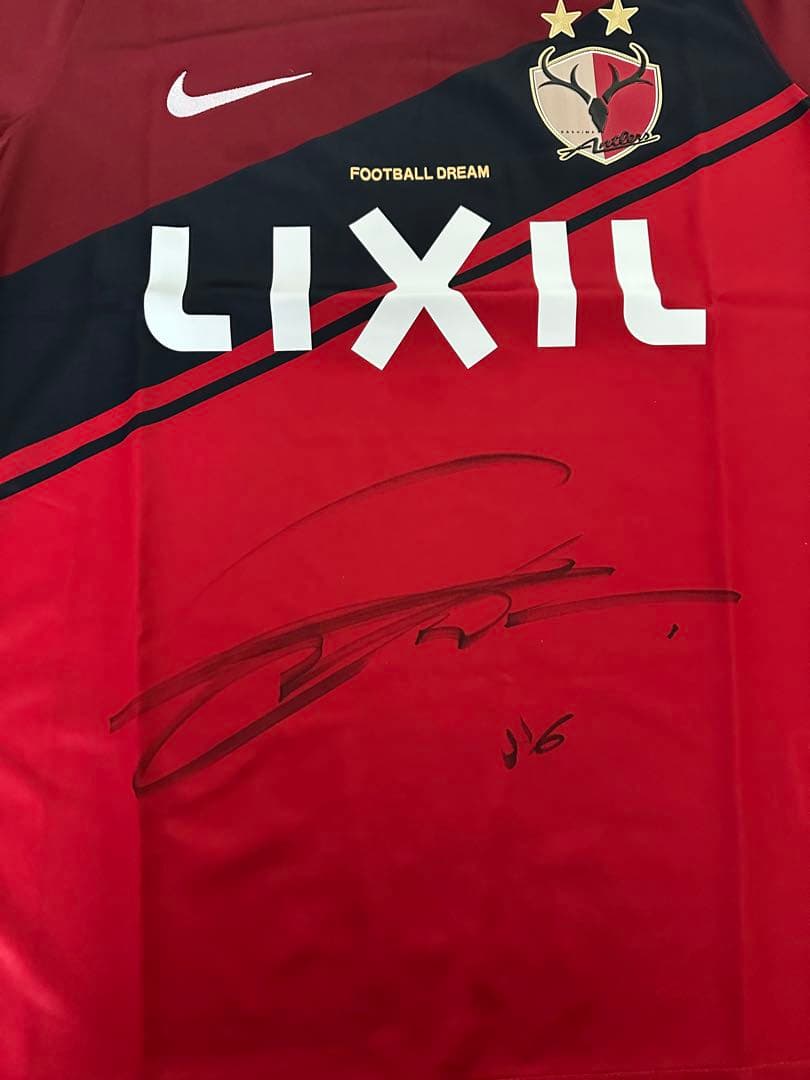 2020 NIKE 鹿島アントラーズユニフォーム 上田綺世 サイン入り