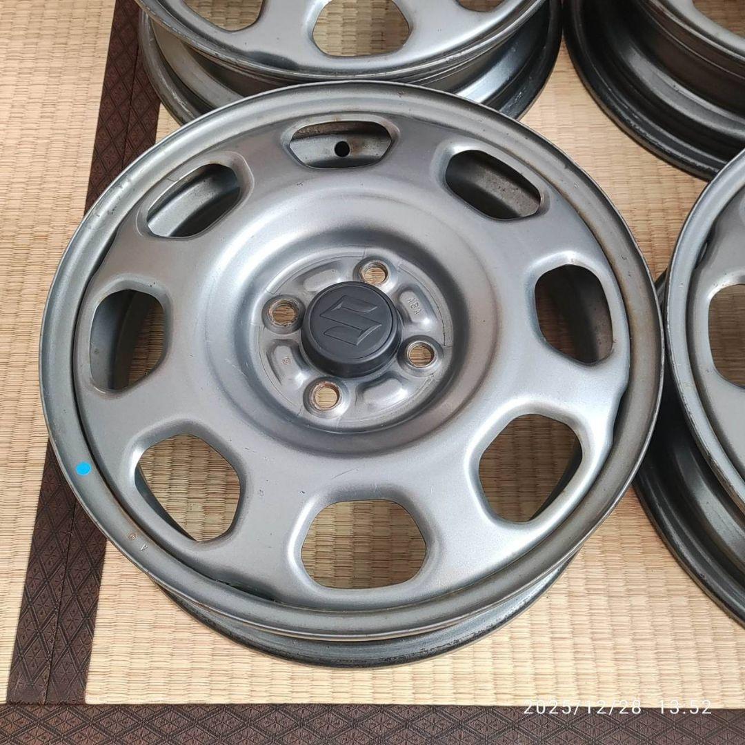 ハスラー　純正　15インチ　4.5J　オフセット+45　PCD100　4H