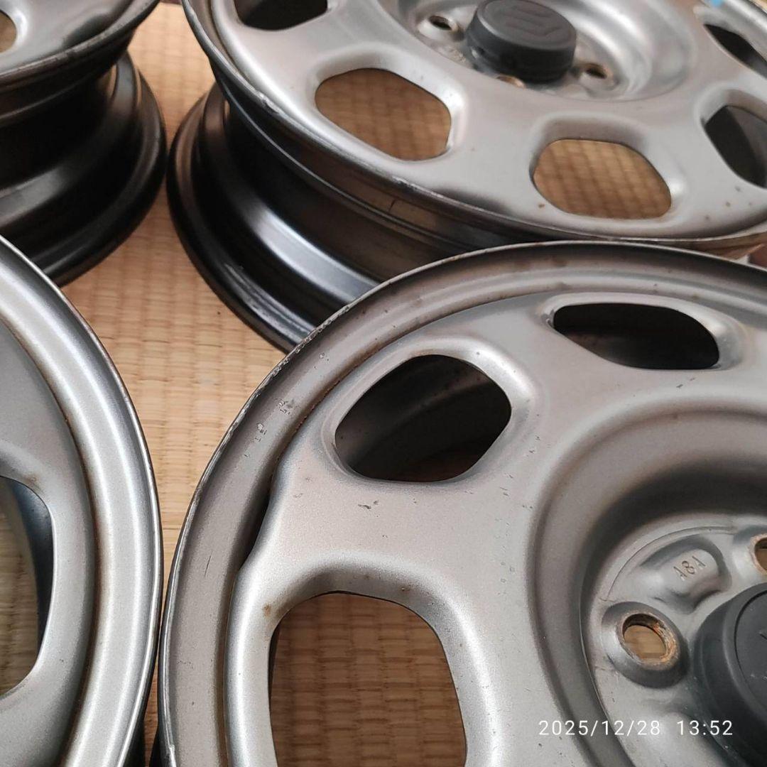 ハスラー　純正　15インチ　4.5J　オフセット+45　PCD100　4H