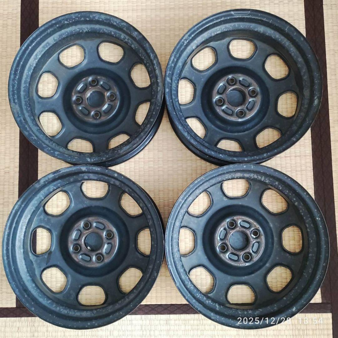 ハスラー　純正　15インチ　4.5J　オフセット+45　PCD100　4H