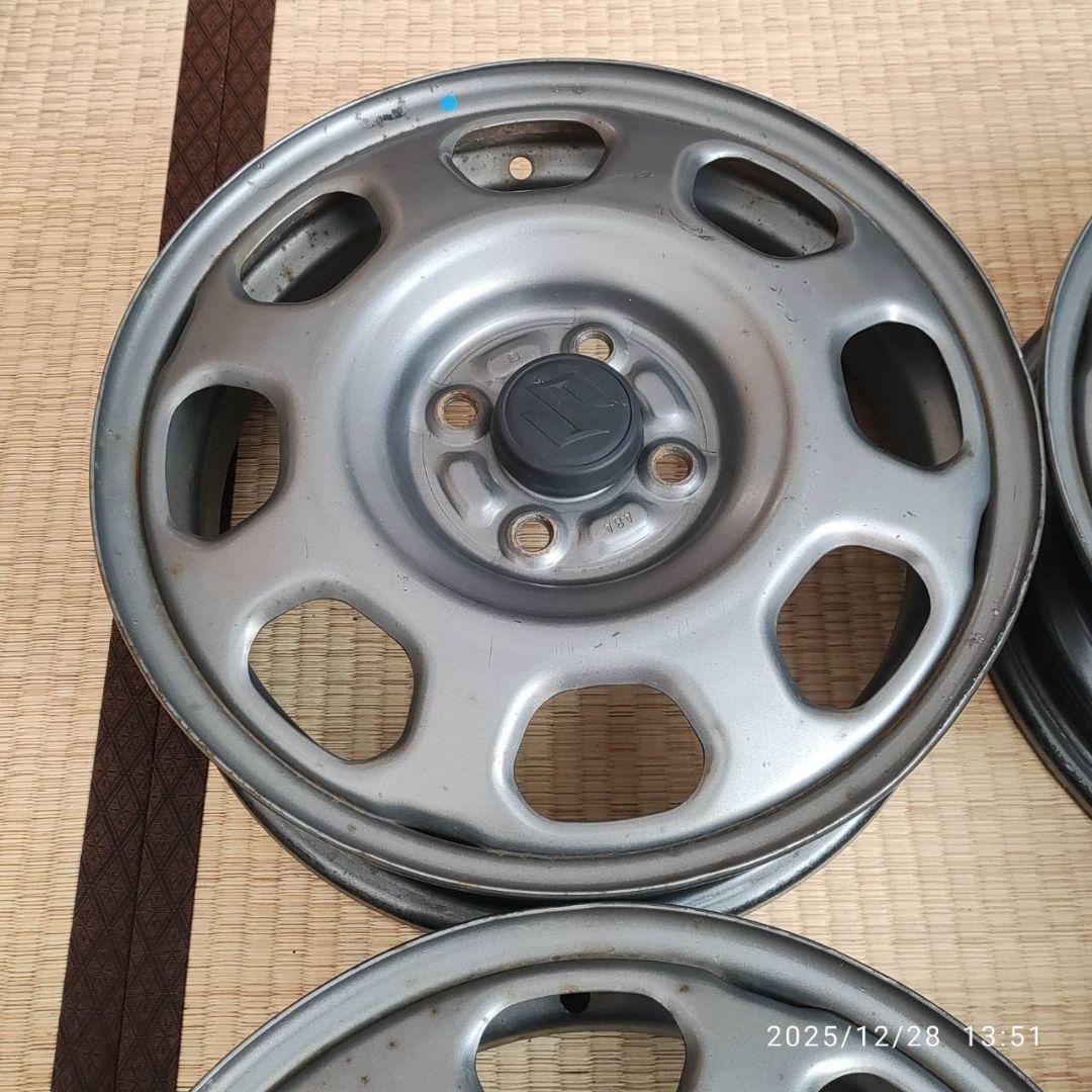 ハスラー　純正　15インチ　4.5J　オフセット+45　PCD100　4H