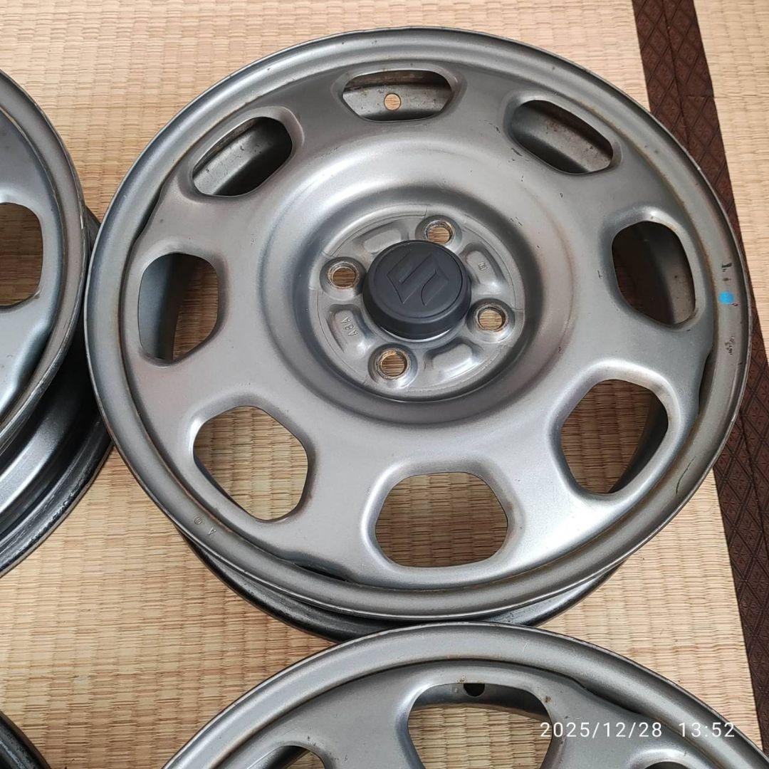 ハスラー　純正　15インチ　4.5J　オフセット+45　PCD100　4H