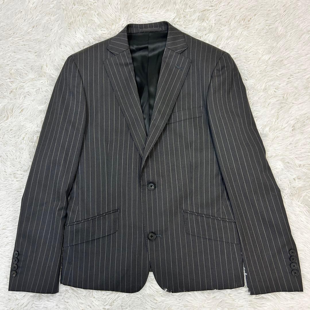 【極美品！】MEN'S TENORAS ティノラス 3ピース グレーストライプ