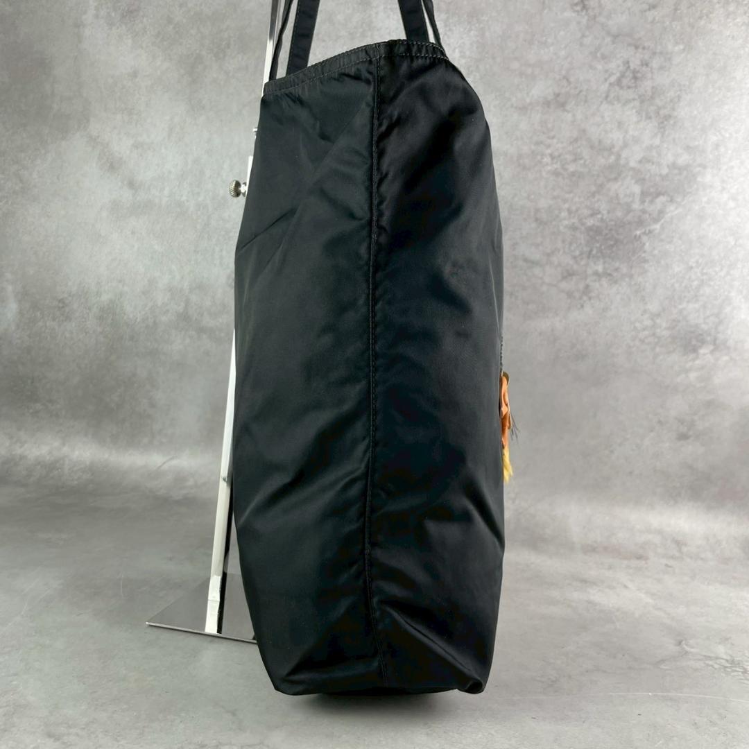 希少✨プラダ トートバッグ パッチワーク ロボット リボン 大容量 ナイロン