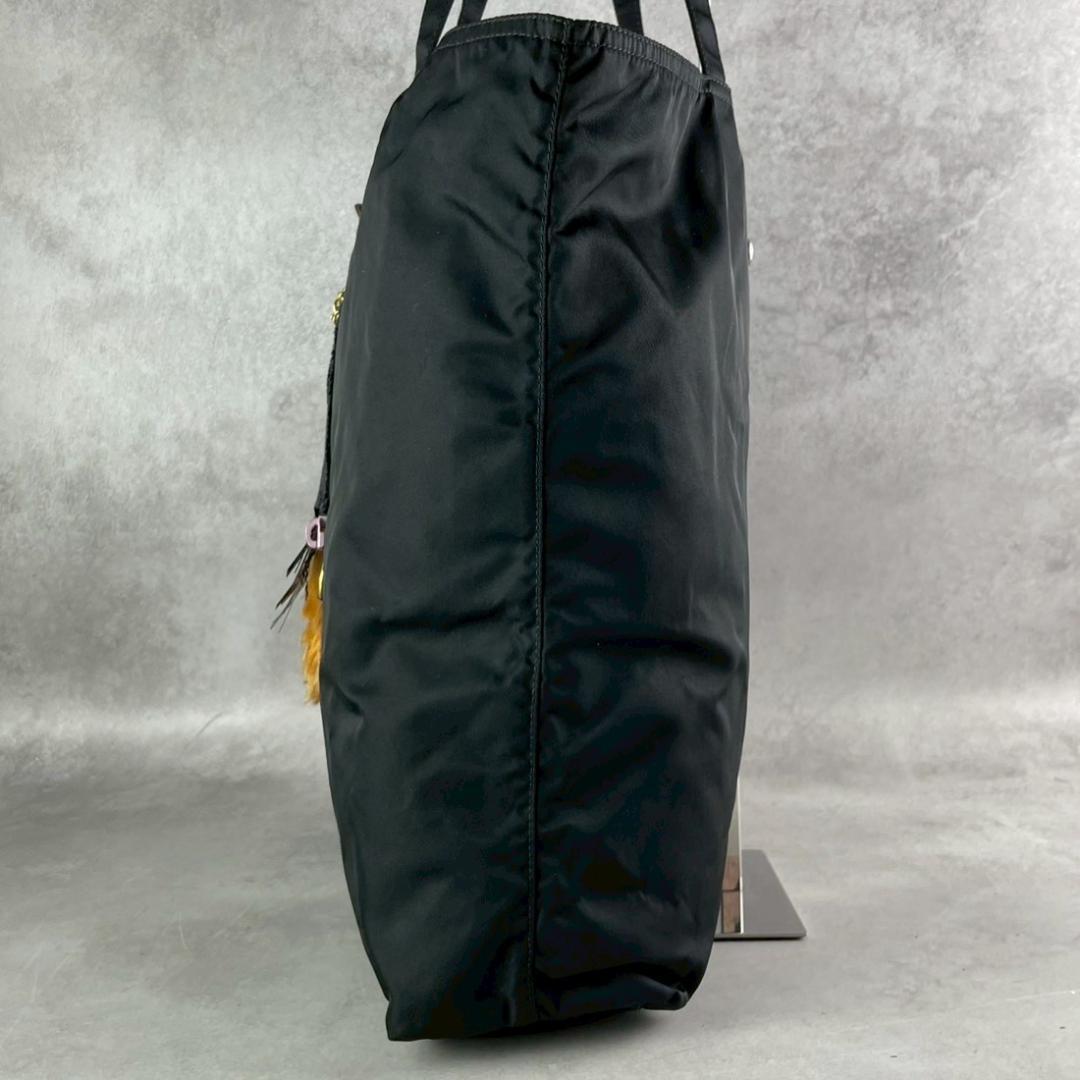 希少✨プラダ トートバッグ パッチワーク ロボット リボン 大容量 ナイロン