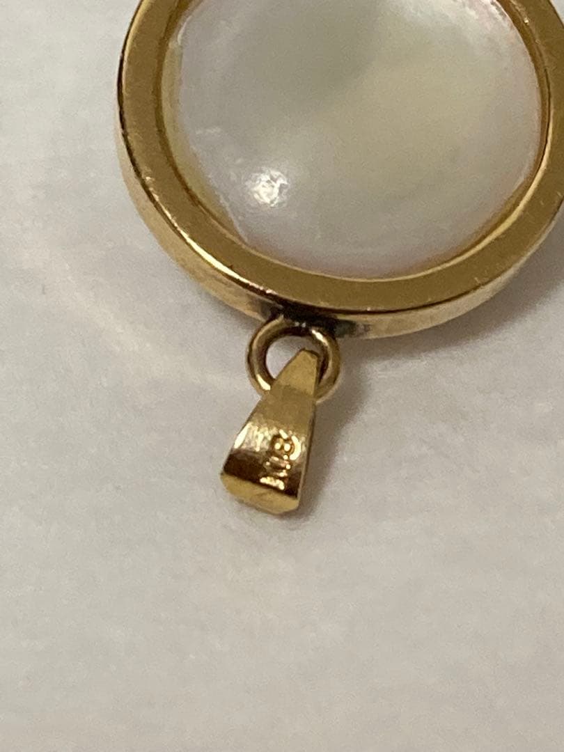 ☆*☆様 k18 マベパール　ネックレストップ