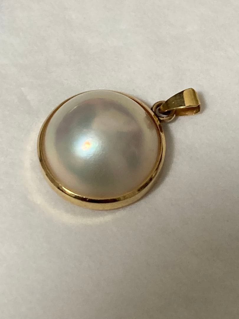 ☆*☆様 k18 マベパール　ネックレストップ